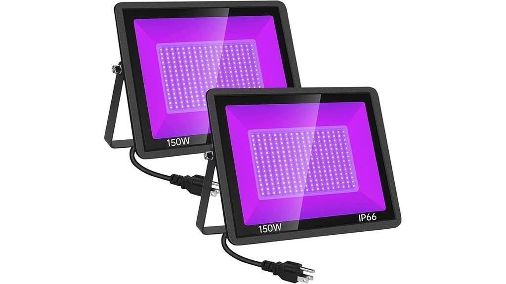 led black light floodlights