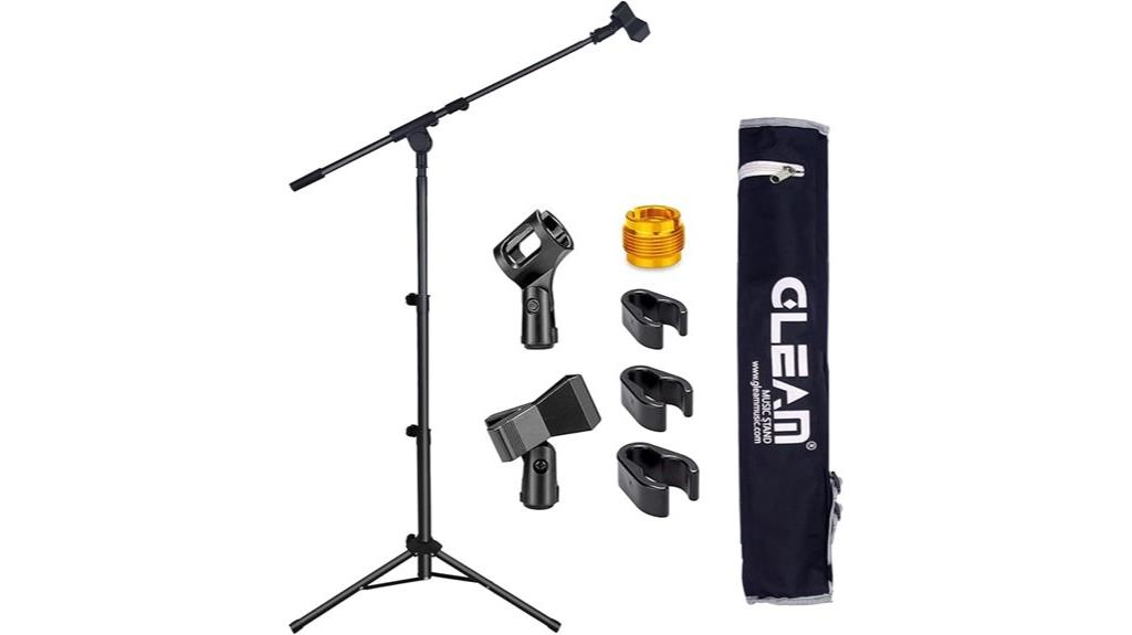 lightweight microphone stand design