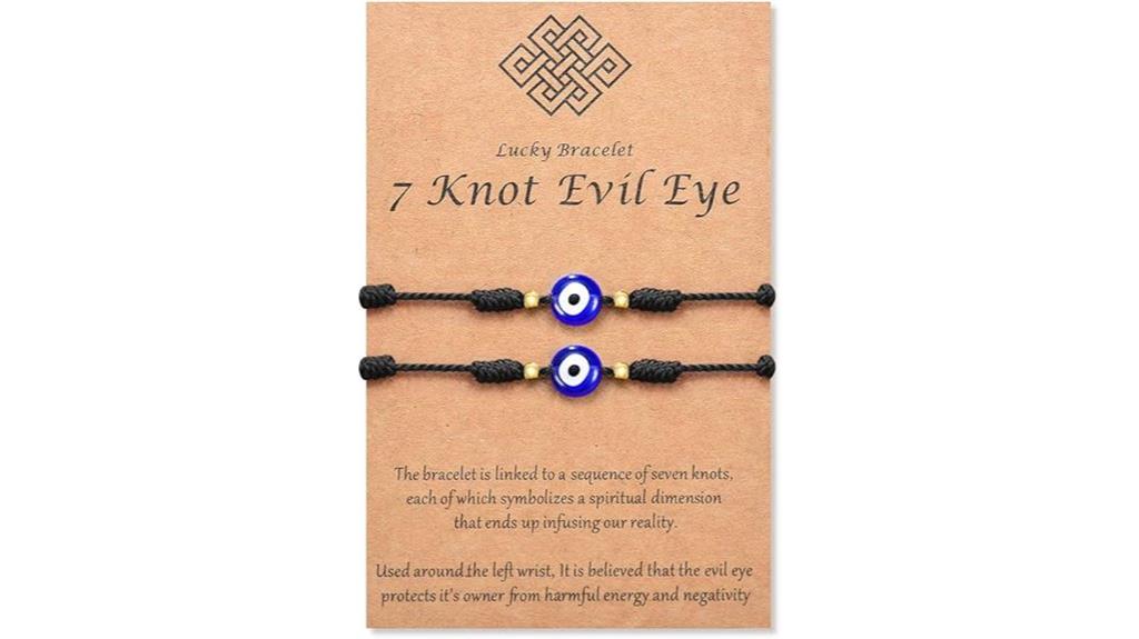 lucky 7 knot bracelet