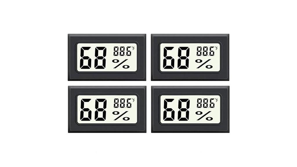 mini digital hygrometer thermometer set