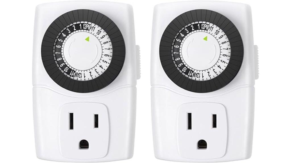mini mechanical outlet timer
