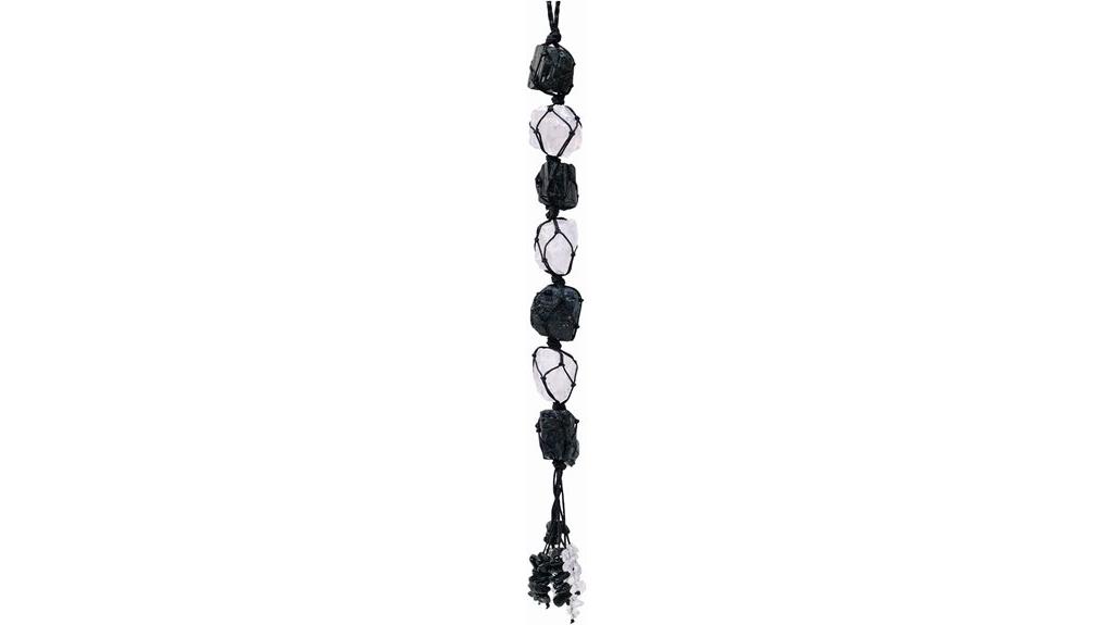 natural crystal hanging ornament