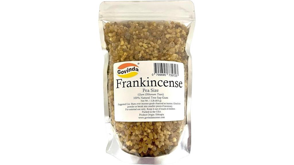 natural frankincense tree sap