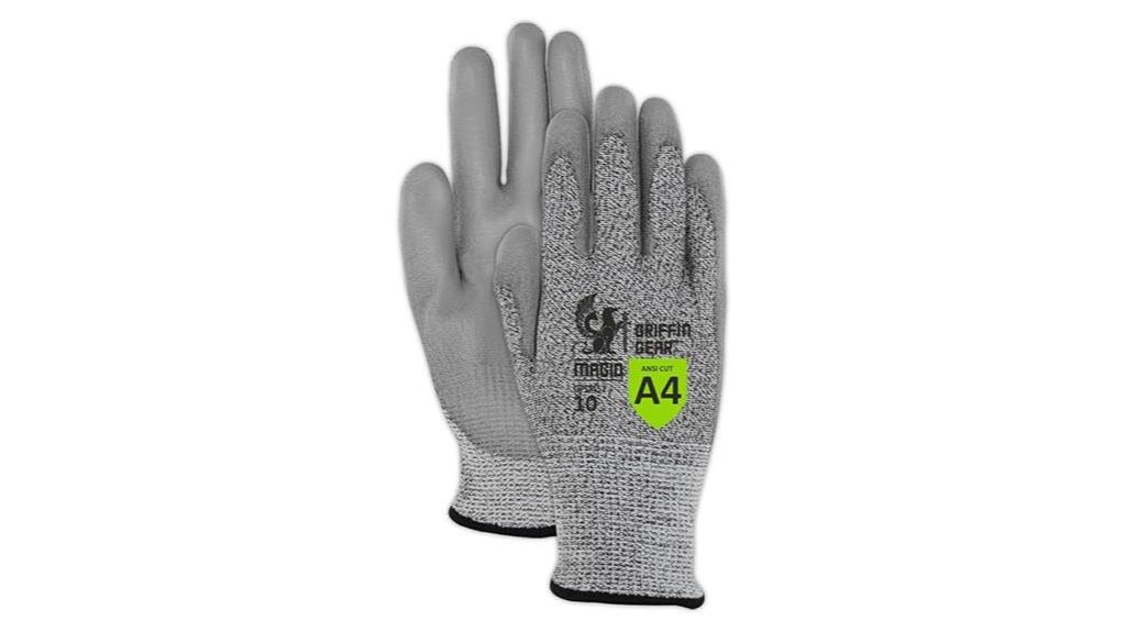 nitrile liquid repellent gloves