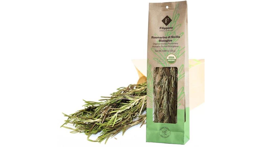 organic dried rosemary leaves