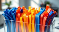 organize with cable ties