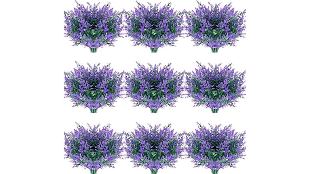 outdoor artificial lavender bundles