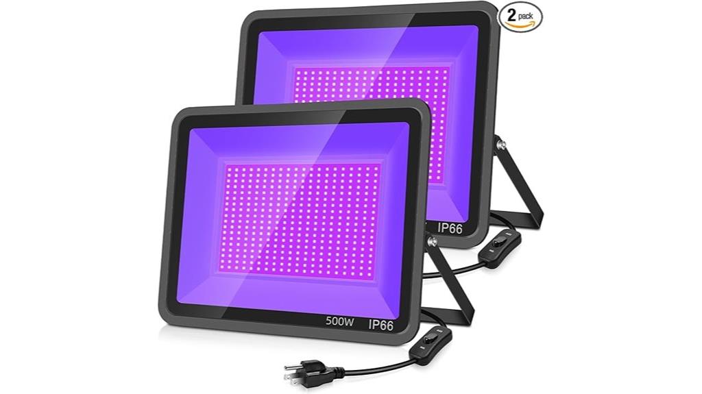 outdoor led black lights