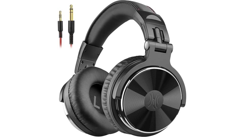 over ear wired headphones