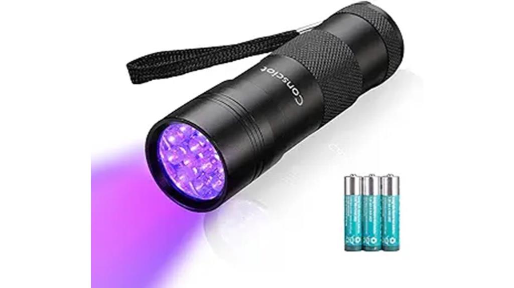portable uv flashlight torch