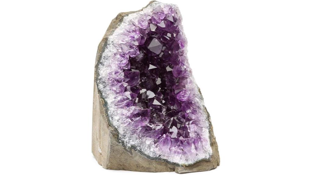 purple amethyst crystal clusters