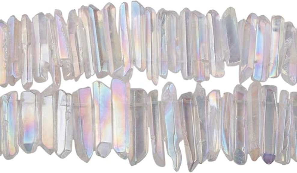 rock quartz crystal beads