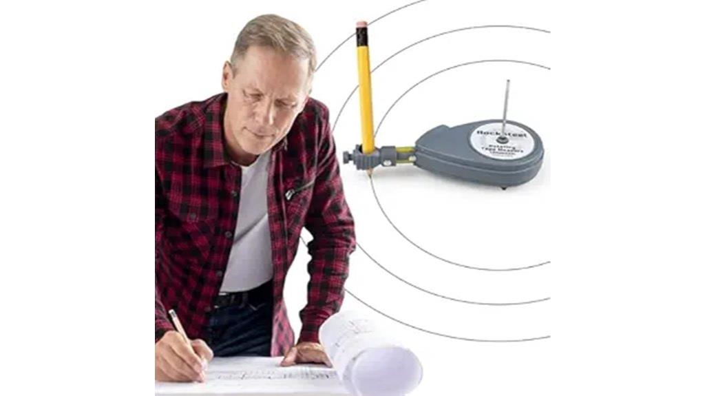 rotating tape measure tool