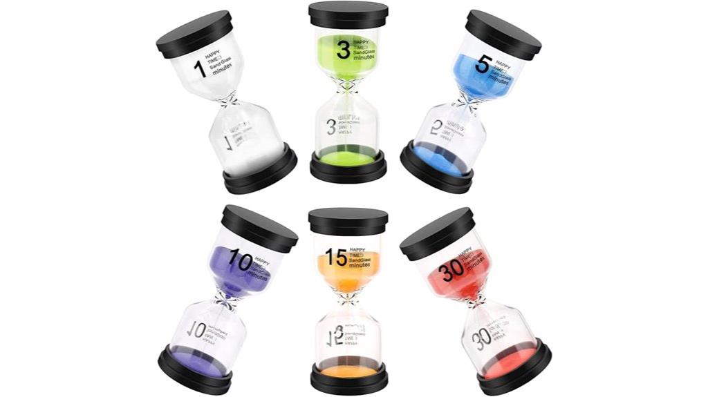 set of six timers