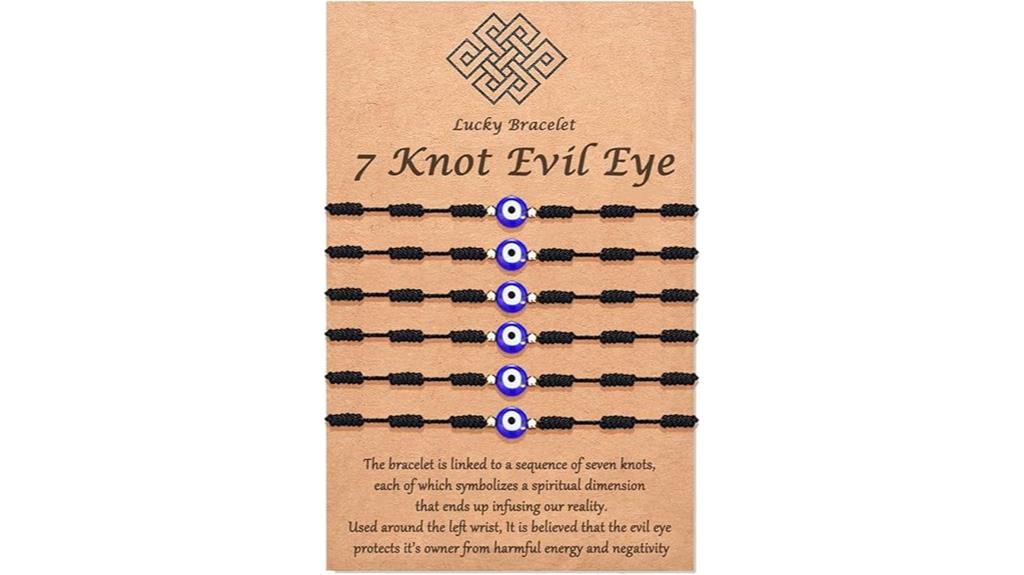 seven knot lucky bracelets