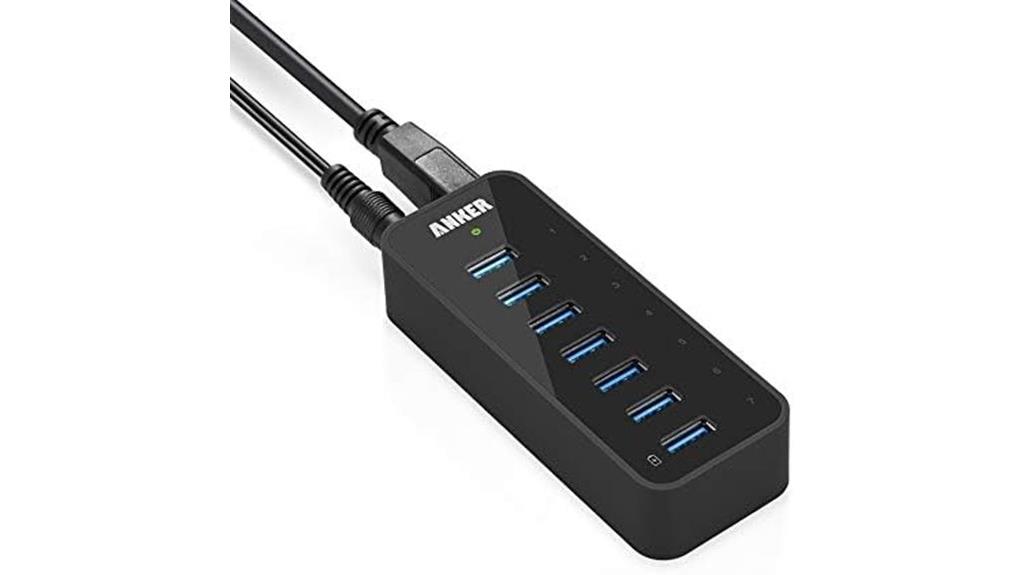 seven port usb hub