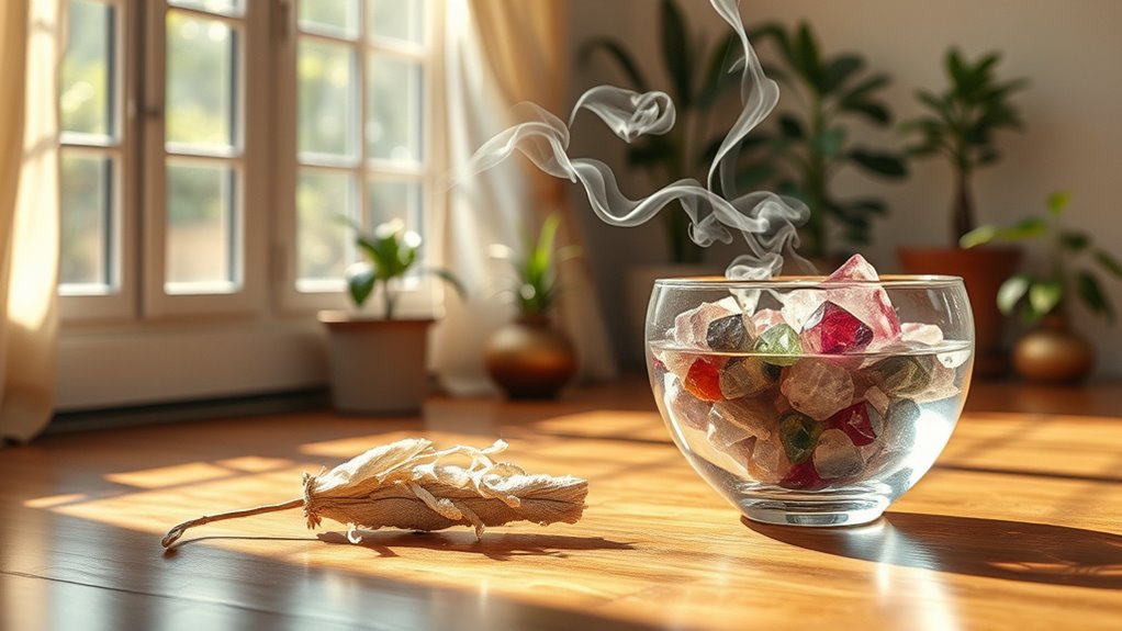 smudging for energy cleansing