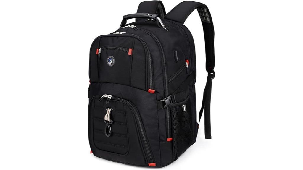 spacious travel laptop backpack