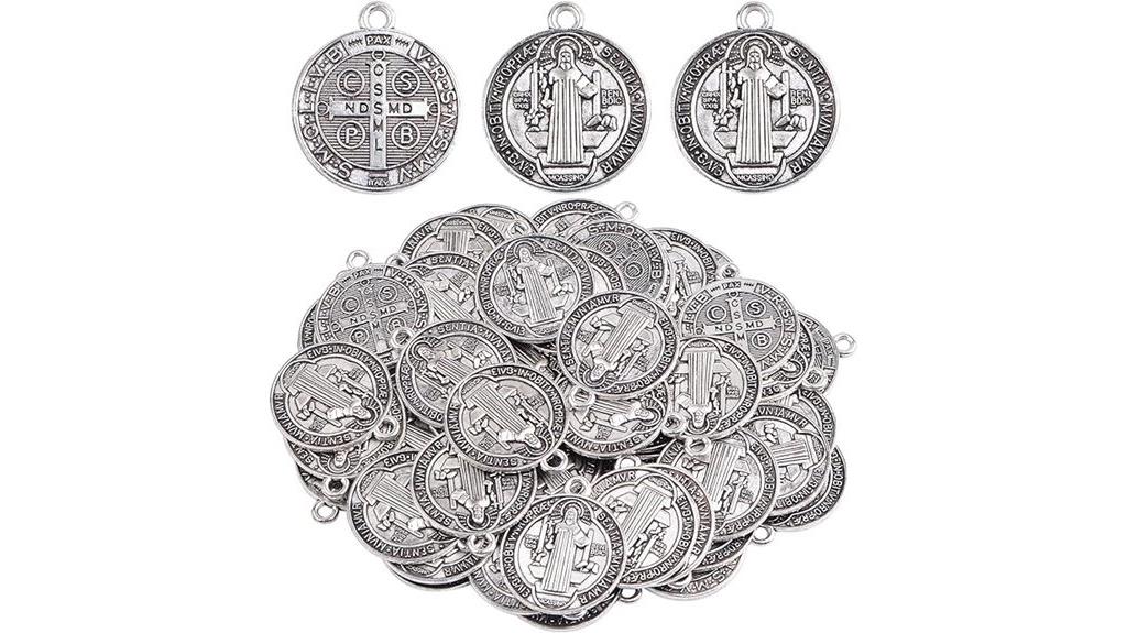 st benedict medals set