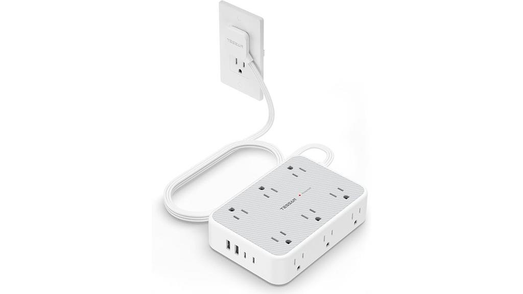 surge protector with outlets