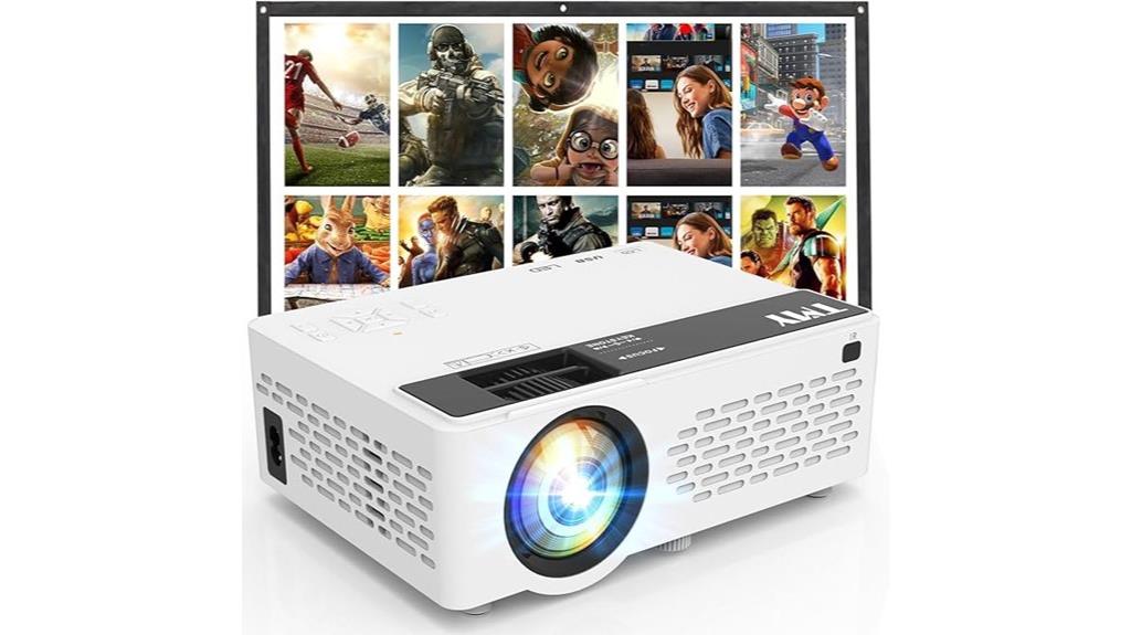 upgraded bluetooth mini projector