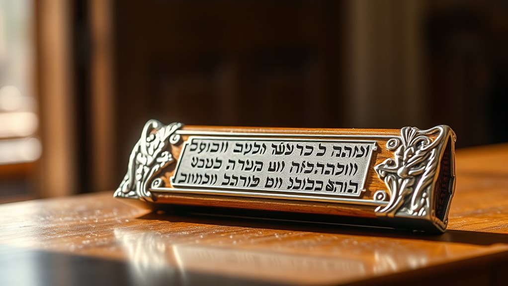 variety of mezuzah cases