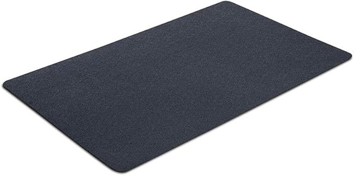 versatile black rubber mat