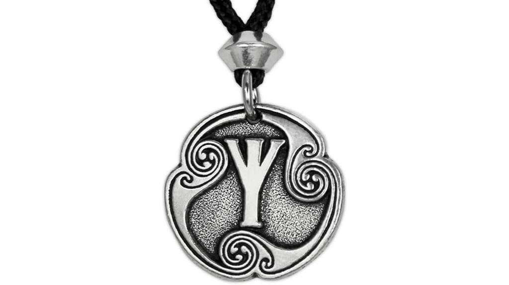 viking protection pendant necklace
