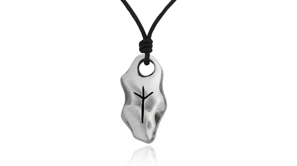 viking runes protection necklace