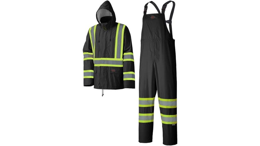 waterproof safety rain suit