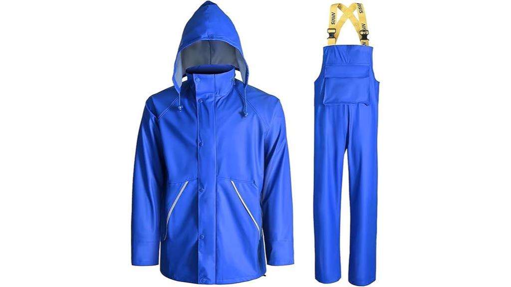 waterproof workwear rain suit