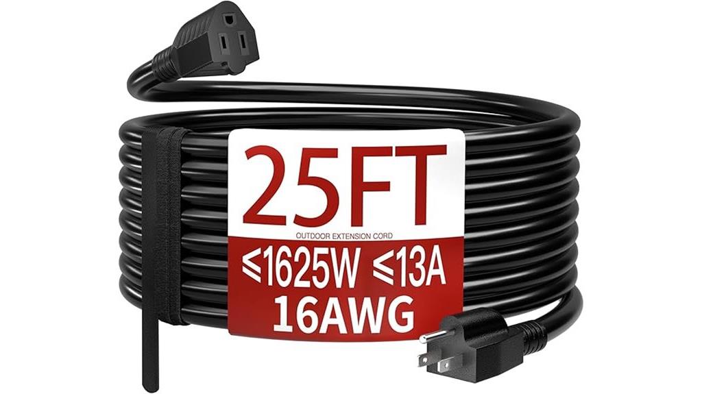weatherproof outdoor extension cord