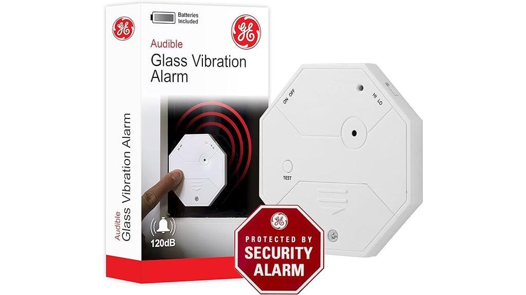wireless glass vibration alarm
