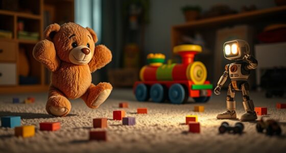 animated toy trigger sensors