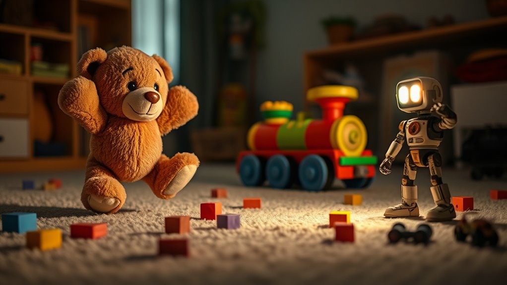 animated toy trigger sensors
