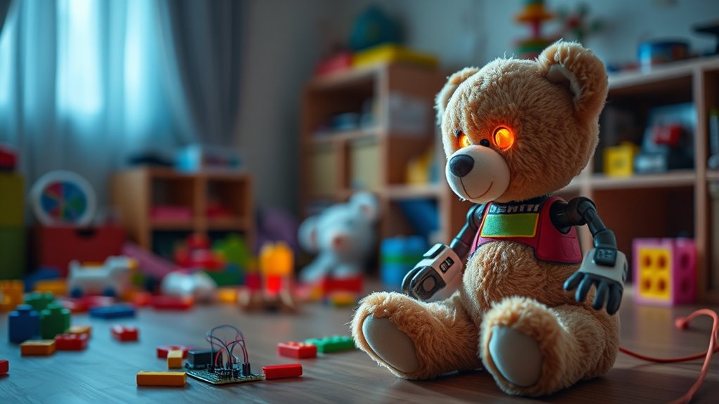 create interactive electronic toys
