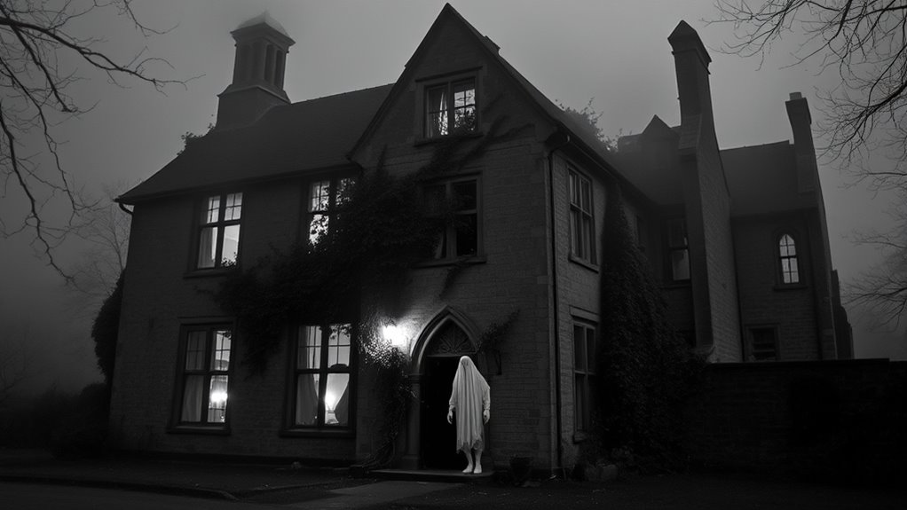 ghostly apparitions and sounds