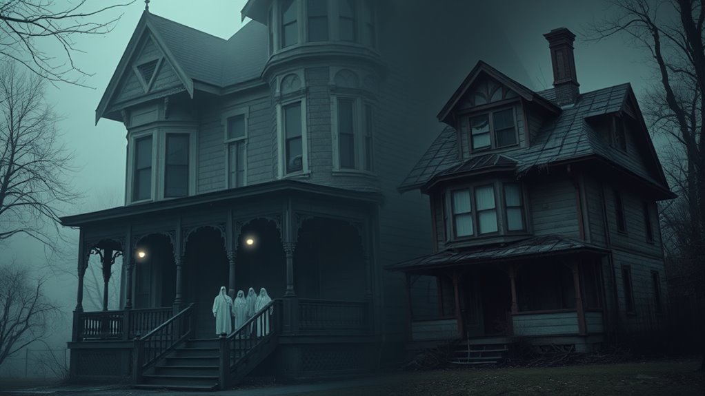ghosts haunt only old houses