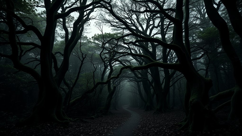 haunted forest of japan