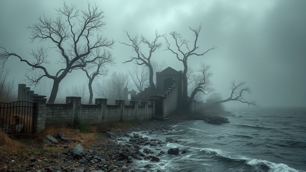 haunted island with dark history