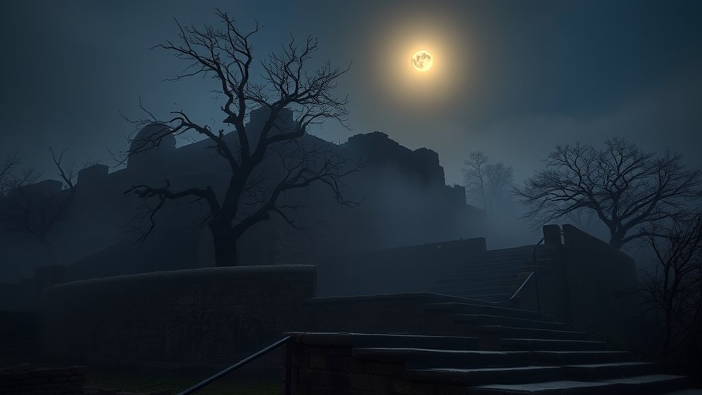 haunted ruins and local culture