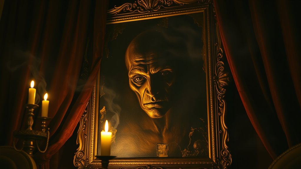 haunting painting resists removal