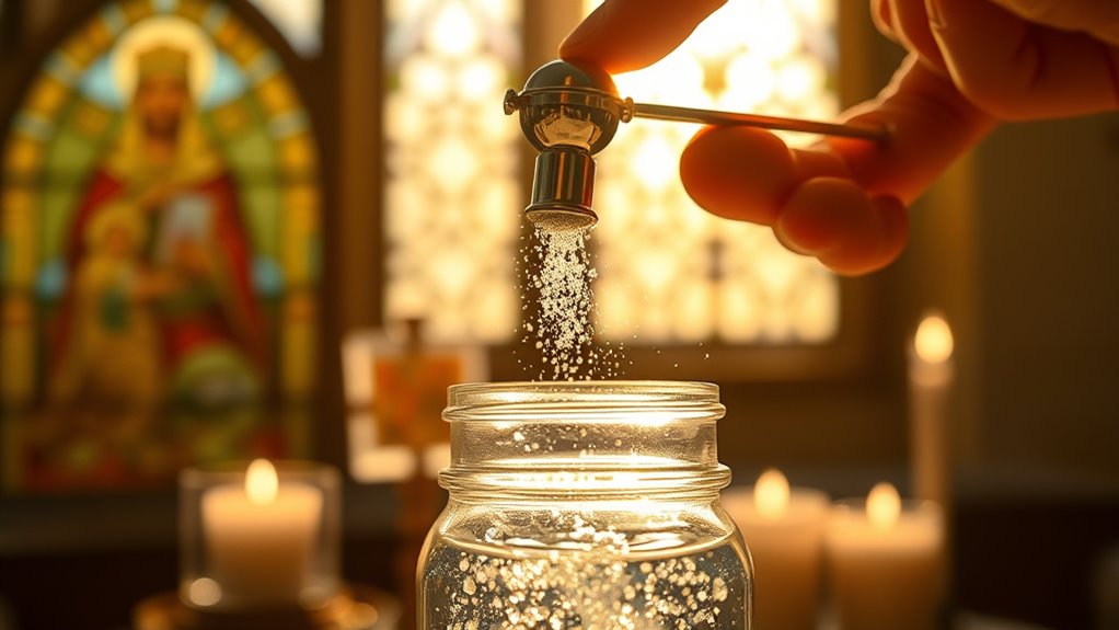 holy water symbolizes purification and protection
