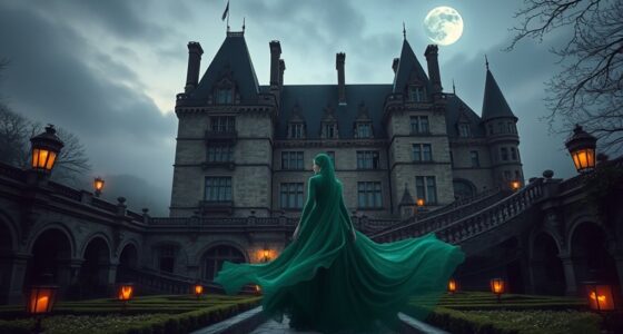 lady in green haunts ch teau