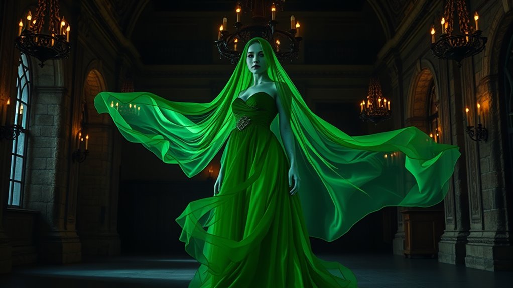 lady in green legend