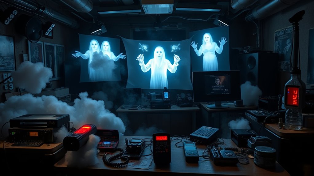 manipulated visuals and equipment