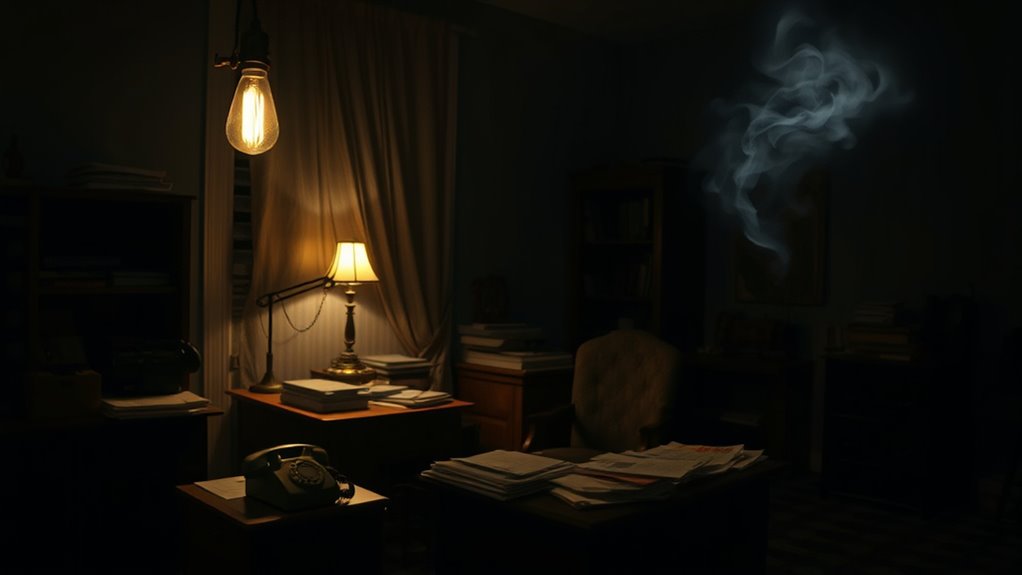 office haunted by unexplained phenomena
