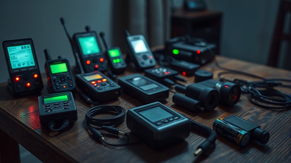 preparing ghost hunting gear