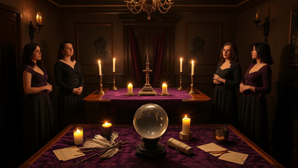 set up sacred prepared space