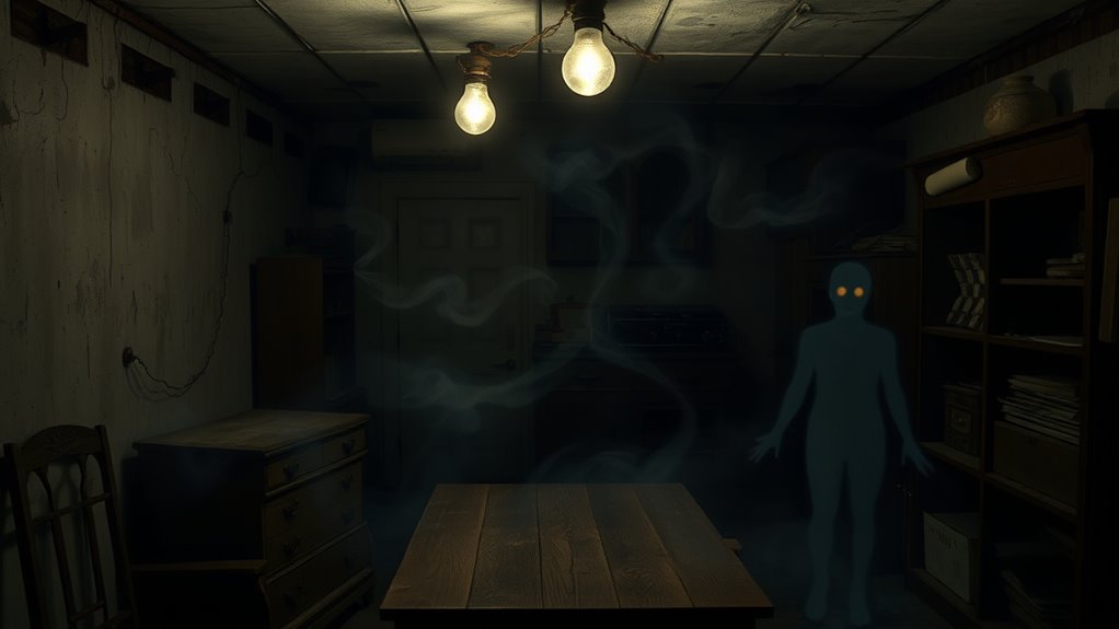 unexplained apparitions and voices